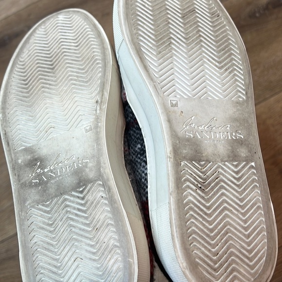 Joshua Sanders Plaid Slip On Sneakers Size 37/7 - Picture 6 of 7